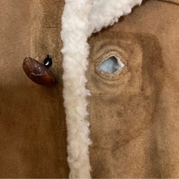 Vintage Sheepskin Leather Rancher Style Coat from Grande Bay Size L - Picture 11 of 16